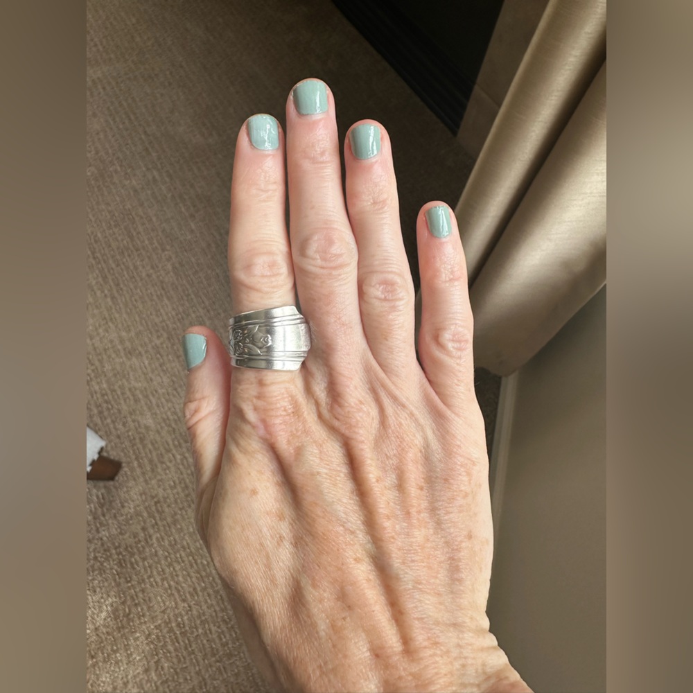 Rose Spoon Ring - Picture 6 of 15